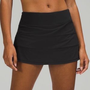 Lululemon Pace Revival Mid Rise Skirt Black